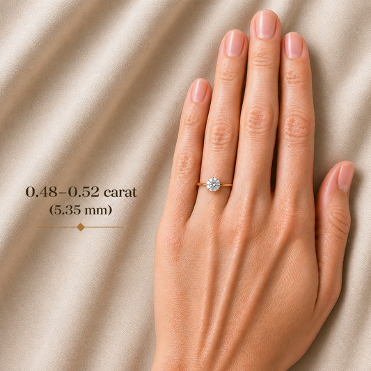 0.48-0.52 ct, Laboratory Grown Diamond